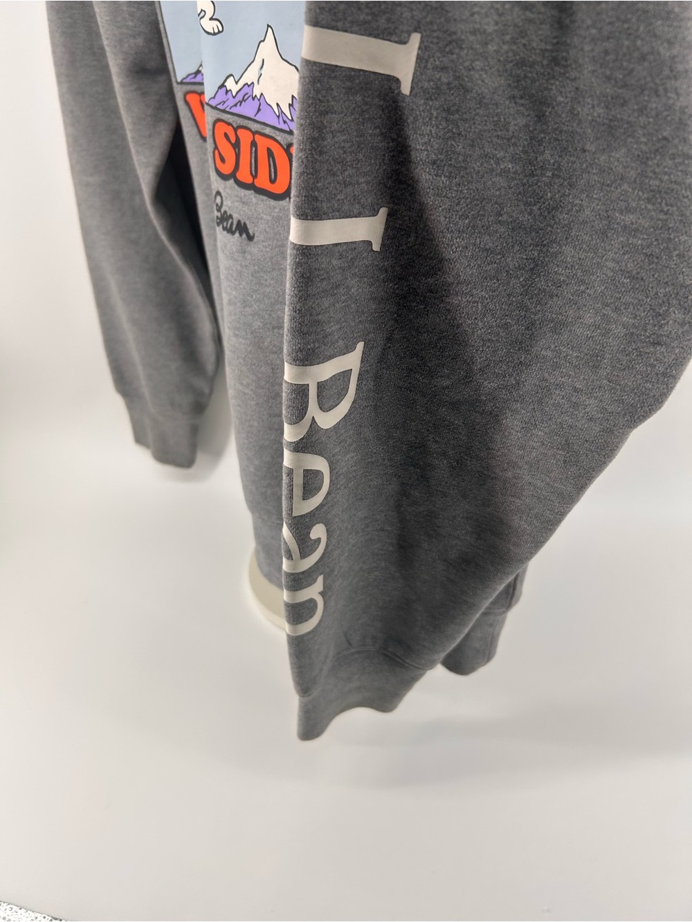 LL Bean x Peanuts Snoopy Sweatshirt Small Gray - Picture 4 of 8